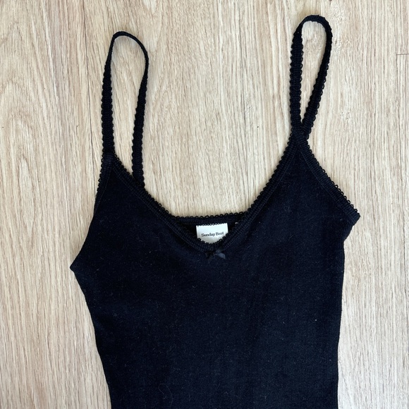 Sunday Best Black Tank Top - Picture 3 of 5